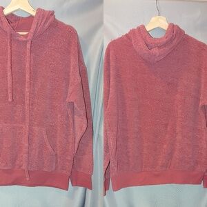 Soft Serve Clothing Cotton Cloud Pullover Hoodies‎ Reverse Fleece medium Red M